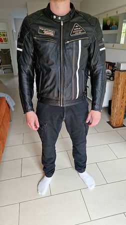 Lederkombi, Motorradjacke und Hose (1 Jährig)