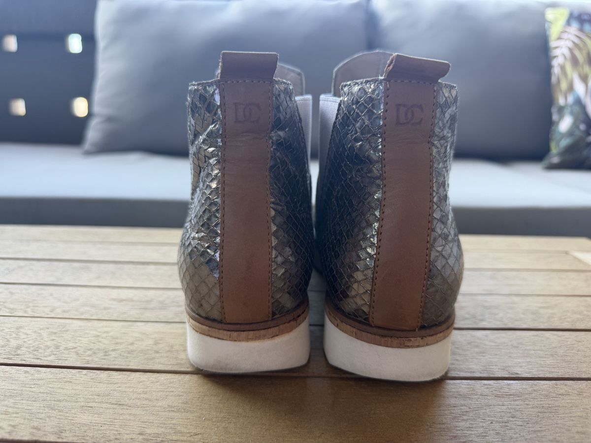 Scarpe da donna: Stiefeletten im Schlangenleder-Look, Grösse 38 – Usato da Basel venduto da Ksjusha 2