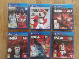 TOP Sammlung Spiele - NBA LIVE18,2k14-2k16,19,2k20,PS4 / PS5