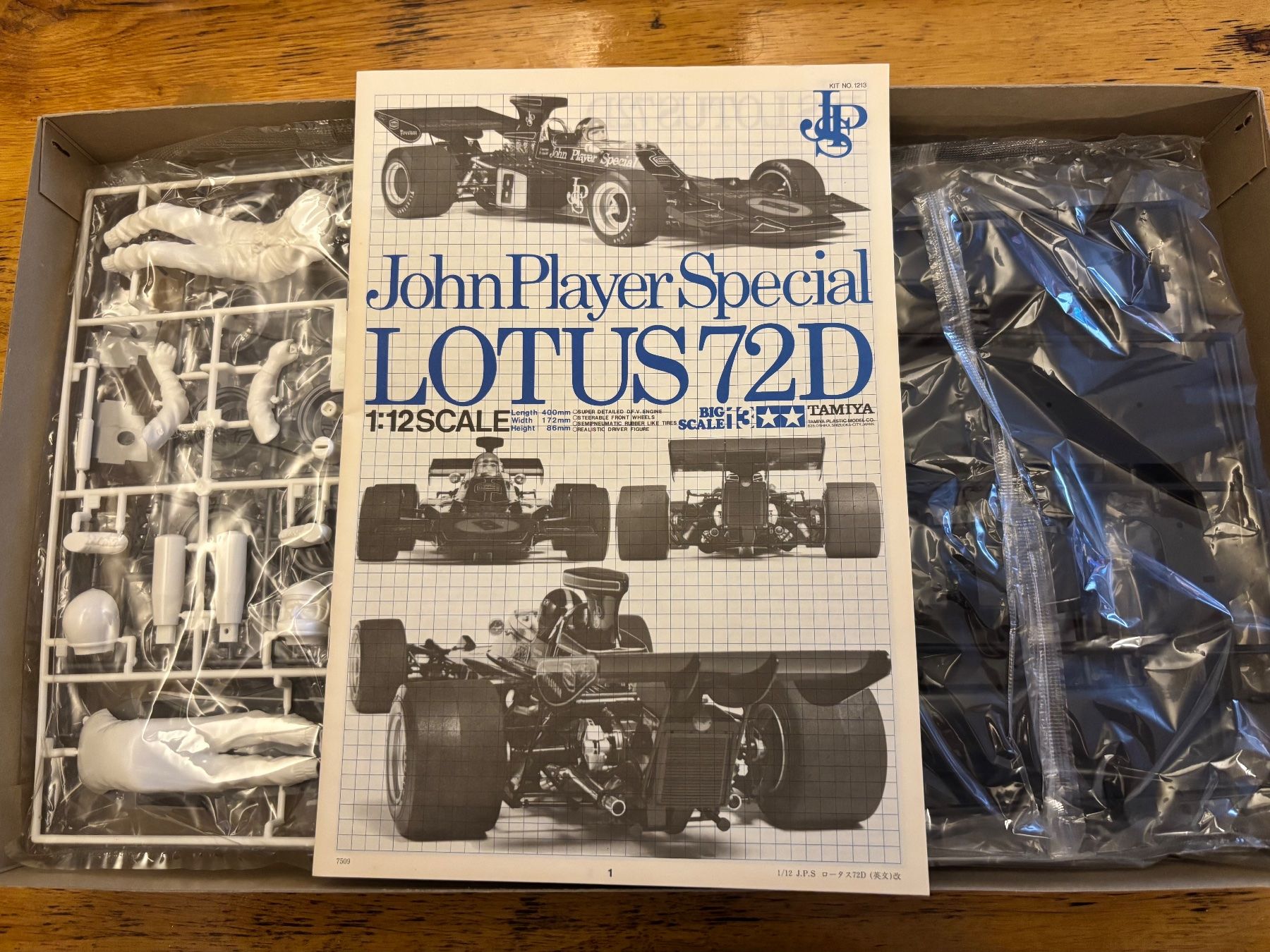 Tamiya Modellini d'auto: F1 - Lotus J.P.S. 72D – Nuovo (secondo la descrizione) da Roggwil BE venduto da NYRF 2