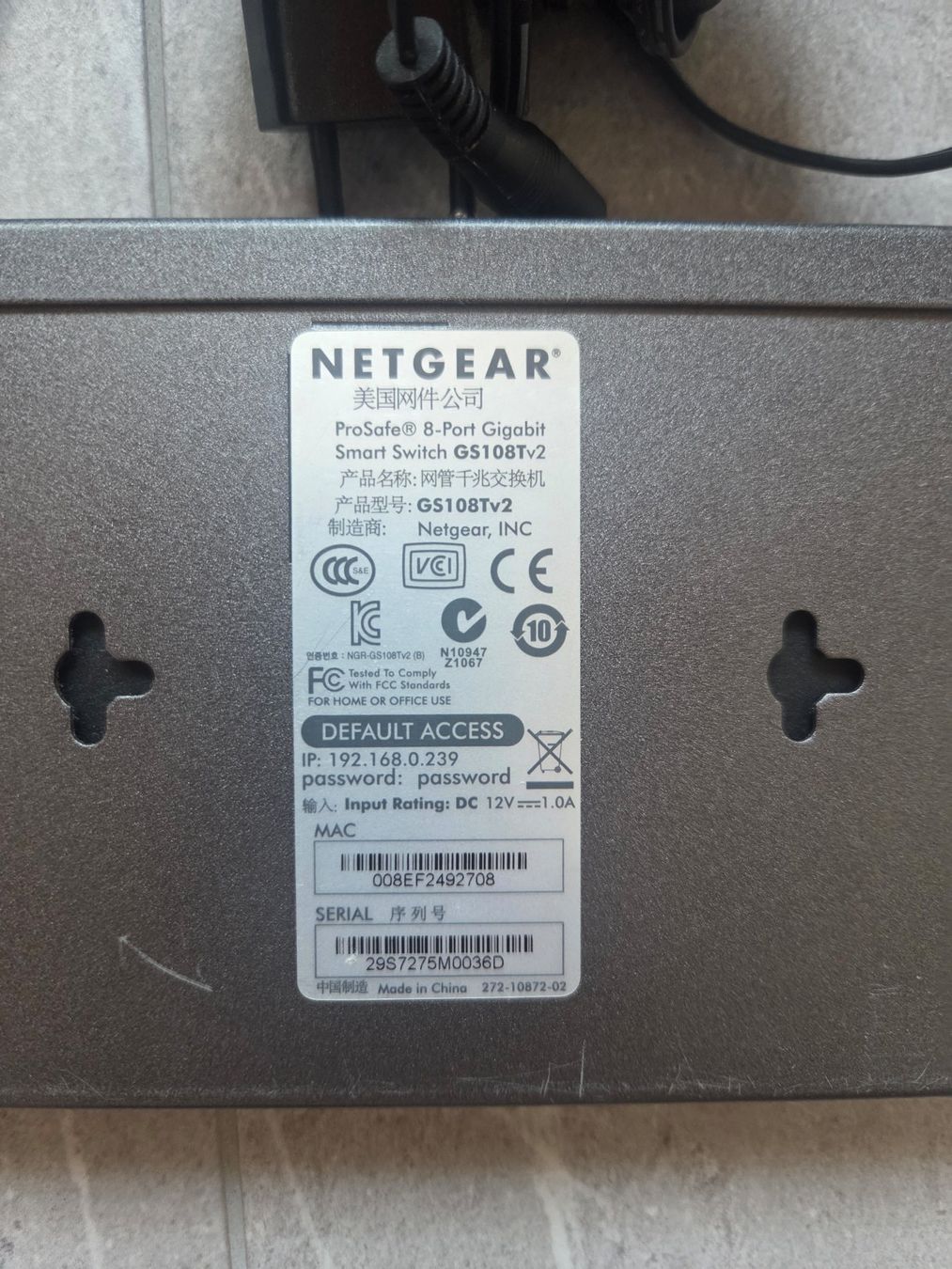 Netgear Hubs & Switches: 2 Netgear 8-Port Switche – Gebraucht aus St. Gallen von Seraph76 4