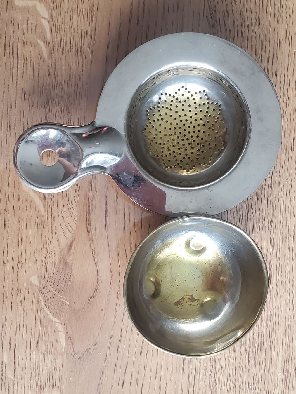 Küchengeräte: Teesieb mit Auffangschale Metall 2-teilig – Gebraucht aus Frauenfeld von BeneFull 6