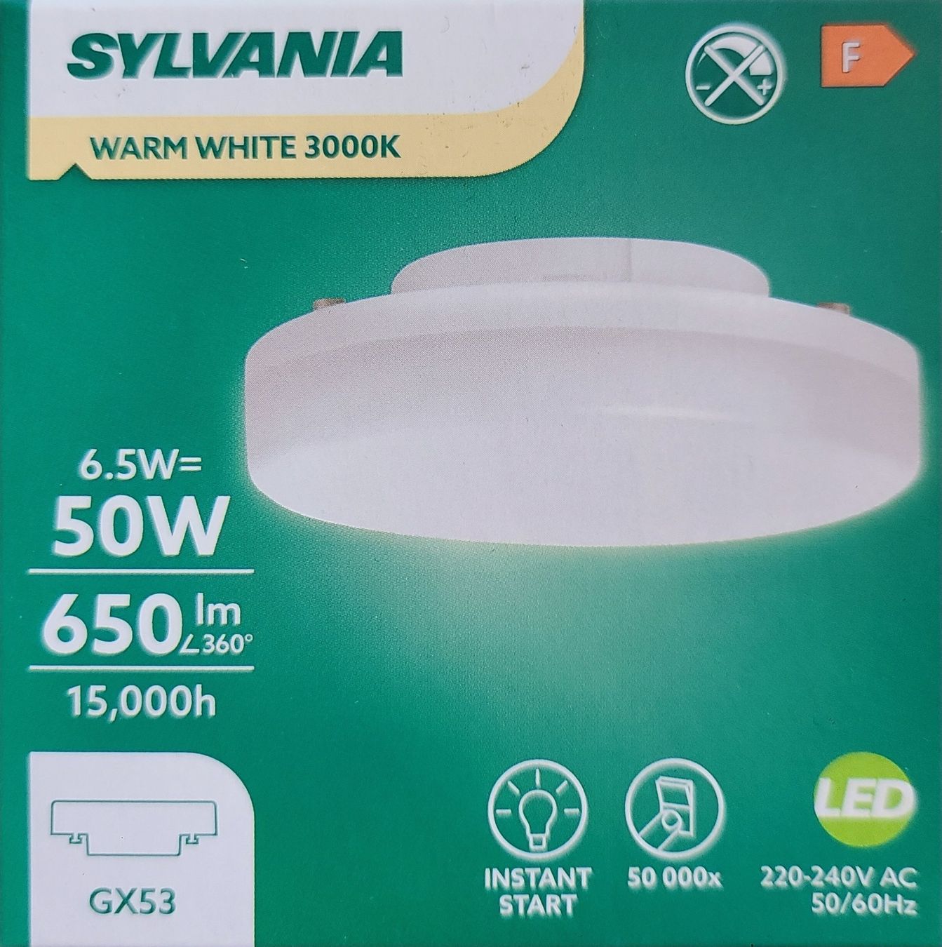 Lampade: Sylvania warm white 3000K Leuchtmittel – Nuovo e nell'imballaggio originale da Zürich venduto da langlauffan