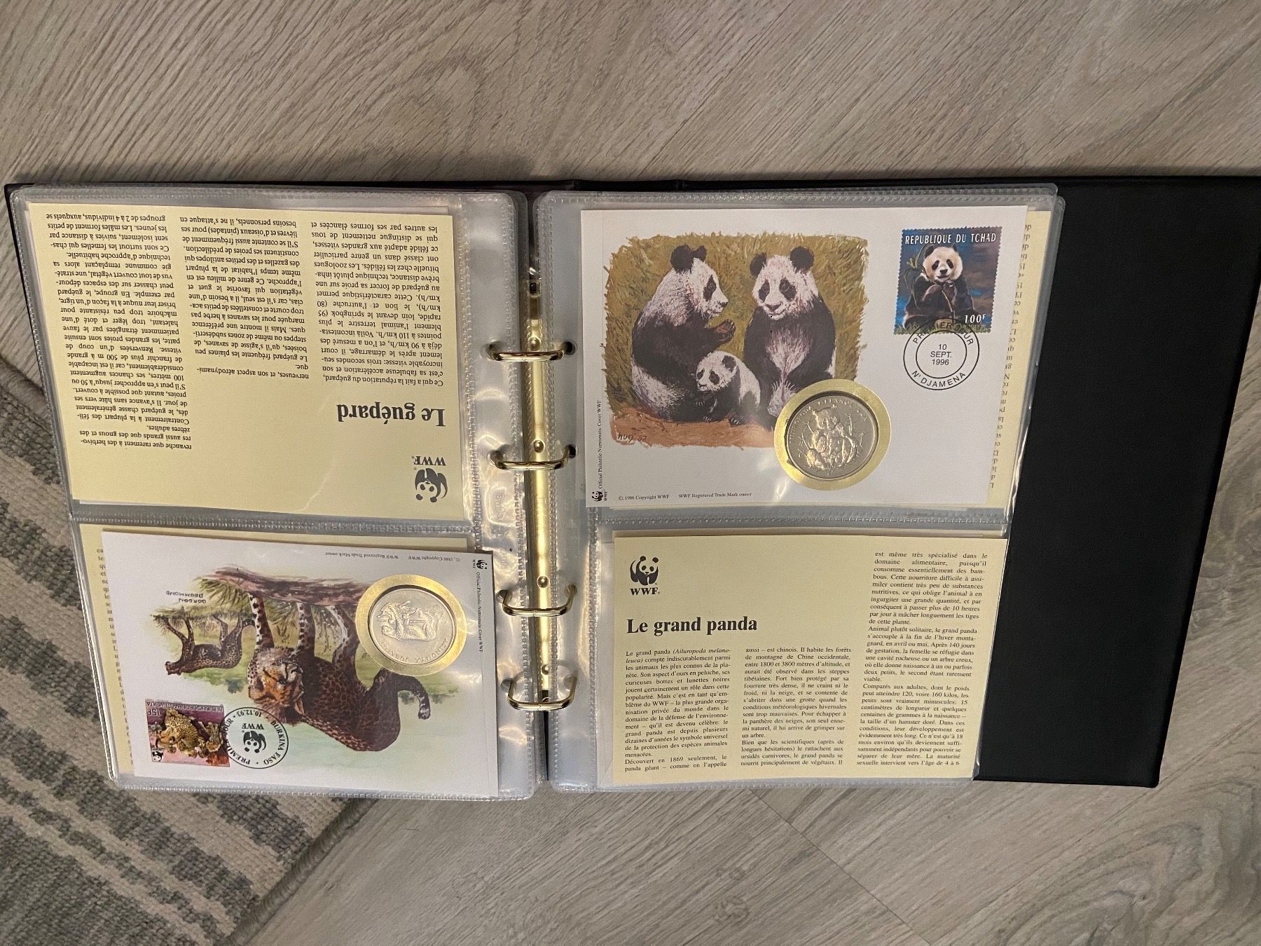 Alle Münzen: Collection de 19 pièces d'argent du WWF – Gebraucht aus Montreux von Perledor 3