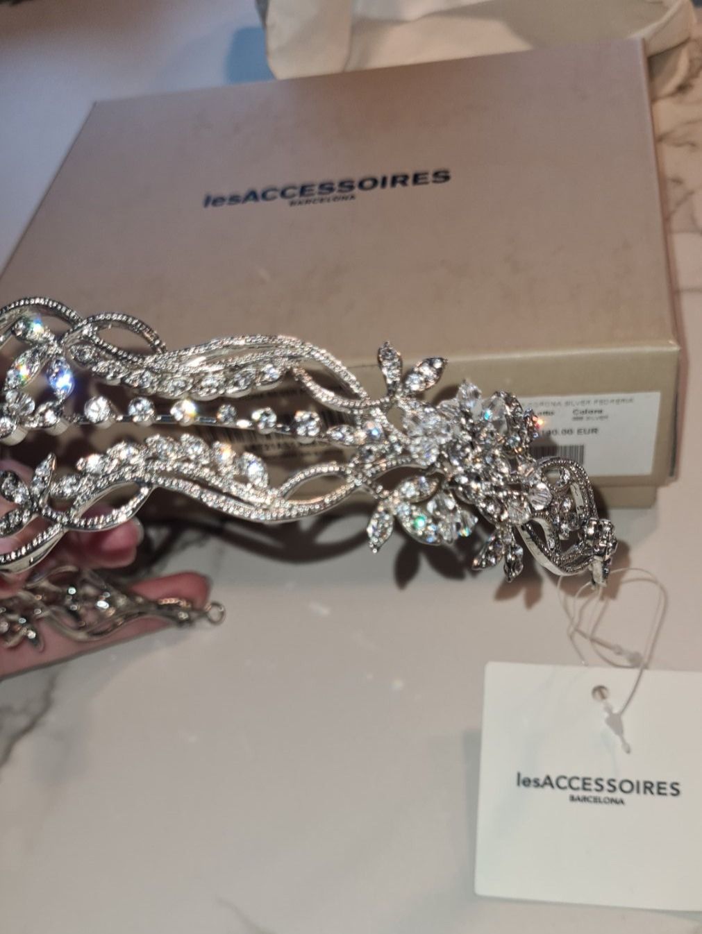 Accessori per capelli: Brauthaarreifen / krone – Nuovo e nell'imballaggio originale da Lohn-Ammannsegg venduto da GuessT 4