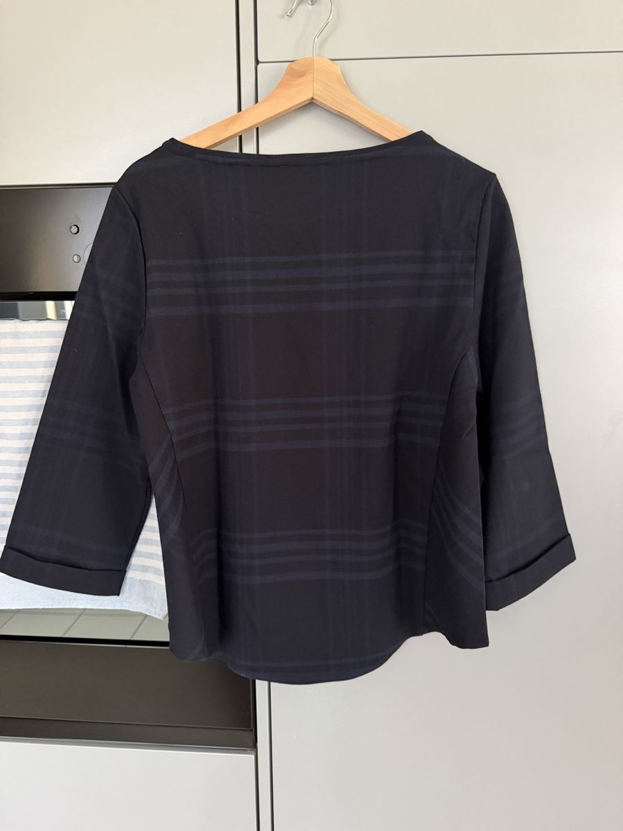 T-shirt: Opus Damen Sweatshirt blau kariert – Nuovo (secondo la descrizione) da Laupen BE venduto da Lisafurby 5