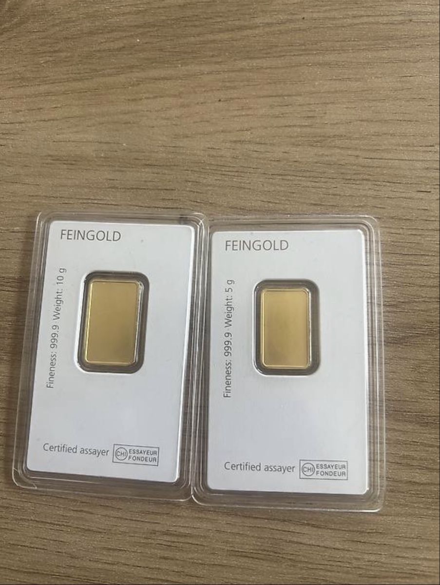 Metalli preziosi: Goldbarren 10 gram und 5 gram  – Nuovo (secondo la descrizione) da Frauenfeld venduto da osm_vl6p 1