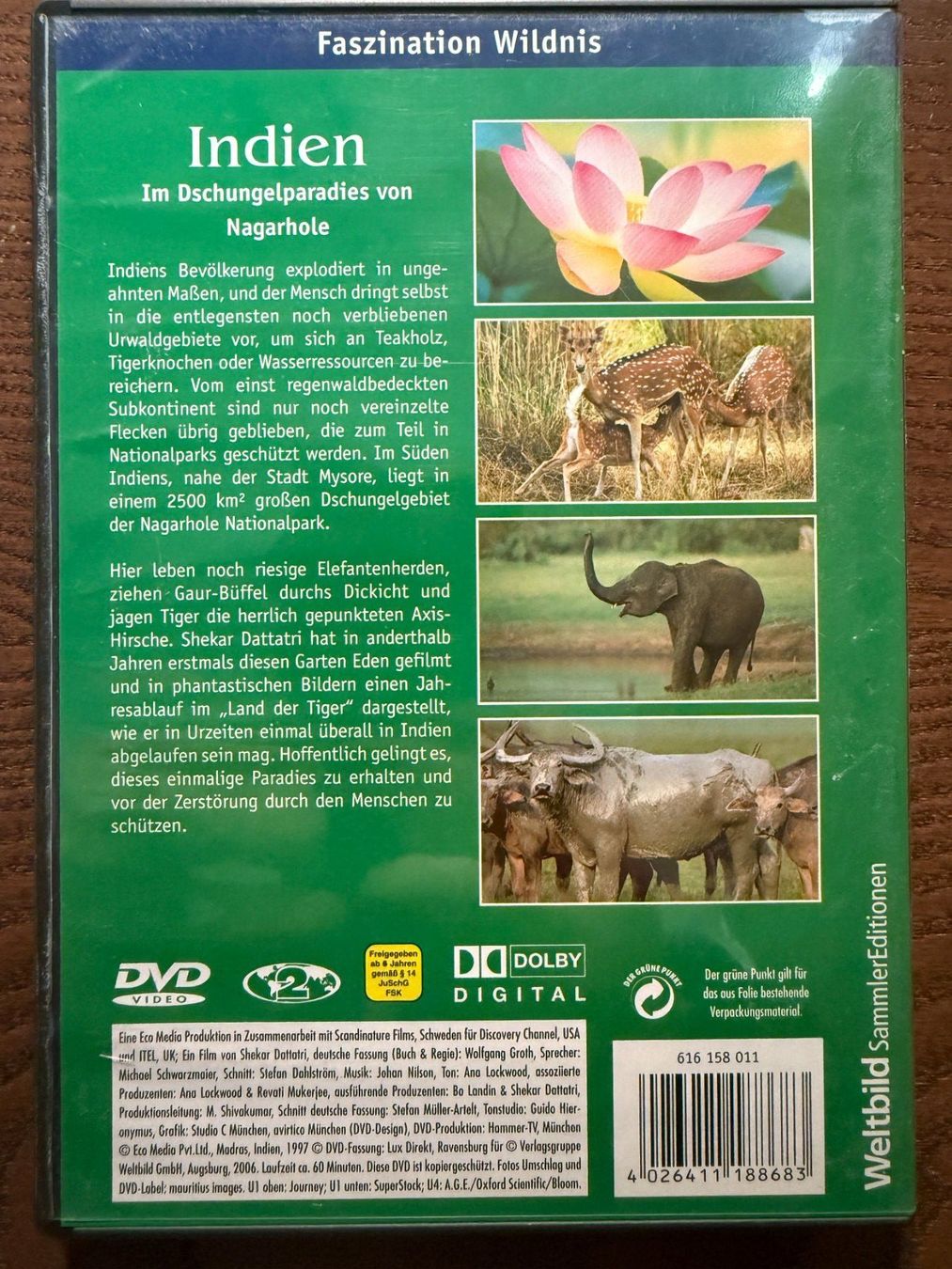 Tutti i DVDs: Faszination Wildnis - Indien – Usato da Zürich venduto da FilmFreunde 1