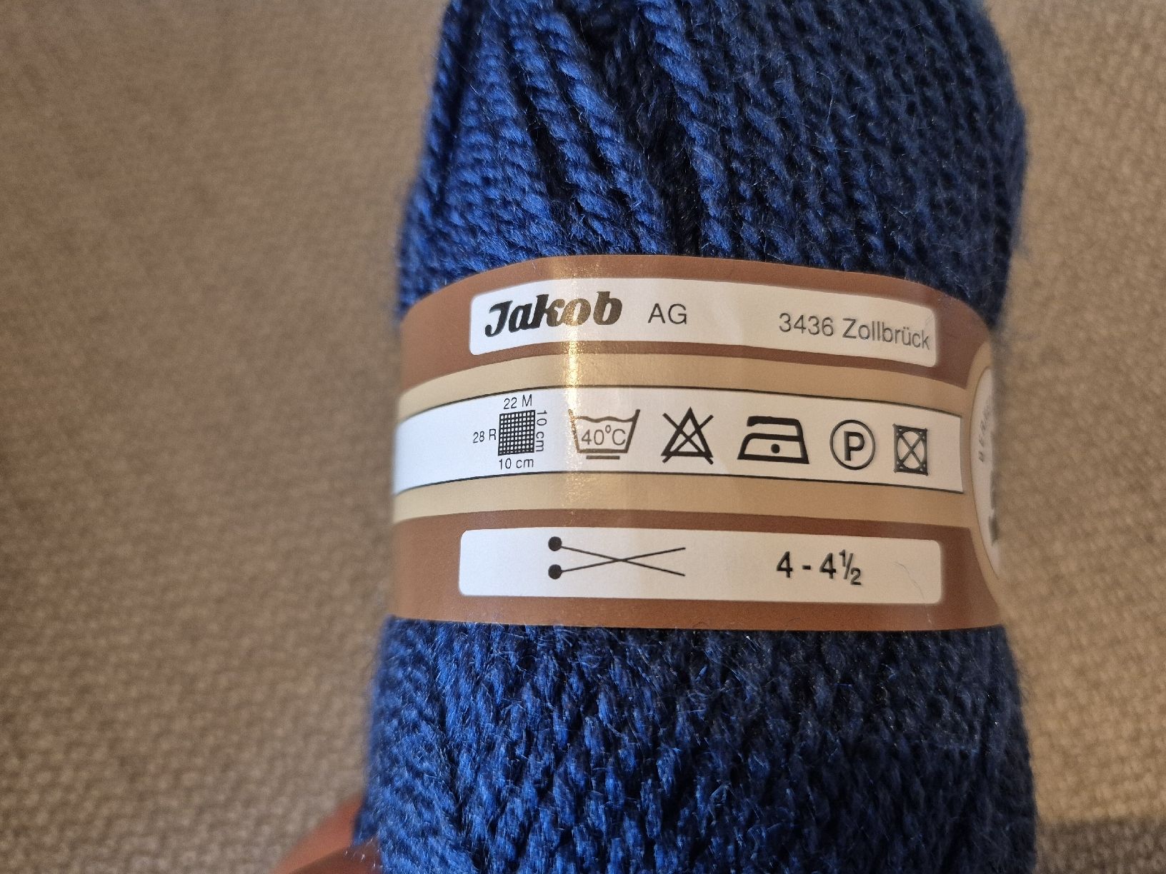 Wolle: 3 Knäuel Wolle blau Polyacryl – Neu (gemäss Beschreibung) aus Baden von kae_n69w 1