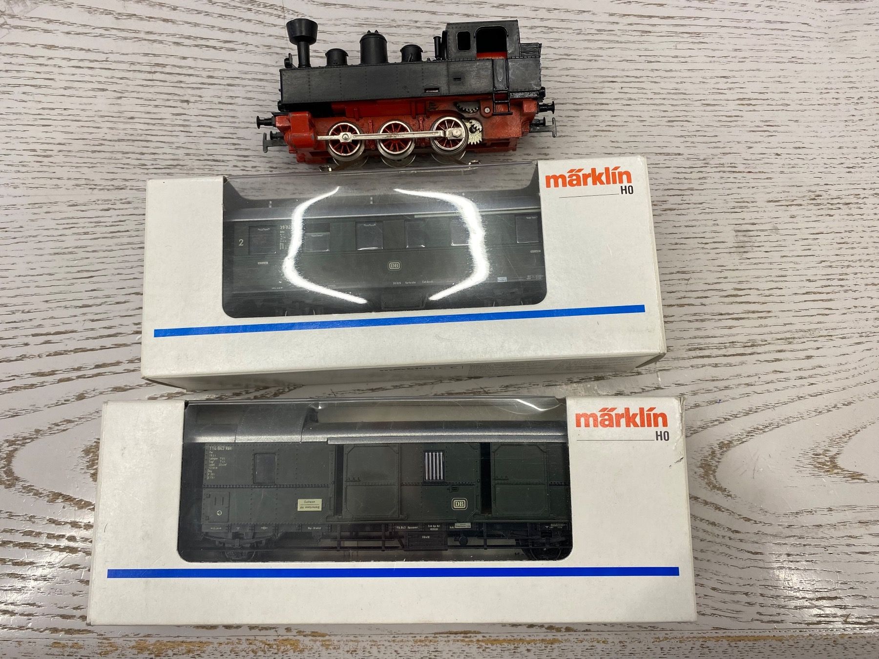 Märklin Modelleisenbahnen: Märklin 3090 KLVM DB Personenzug – Gebraucht aus Lupsingen von New-Haven 4