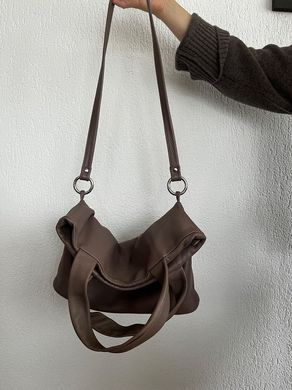 Taschen für Damen: Braune Ledertasche in Top-Zustand – Gebraucht aus Liebefeld von mar_hb8x 3