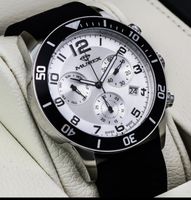 Eleganter Murex Chronograph, weiss, 2 J.Garantie, Zertifikat