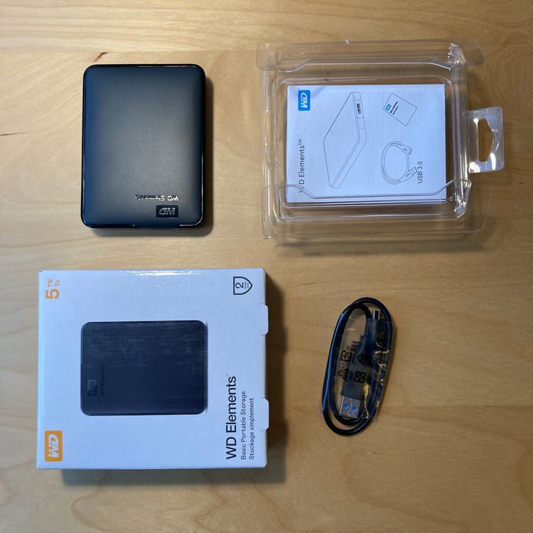 WD Elements portable external HDD 5 TB | Kaufen auf Ricardo