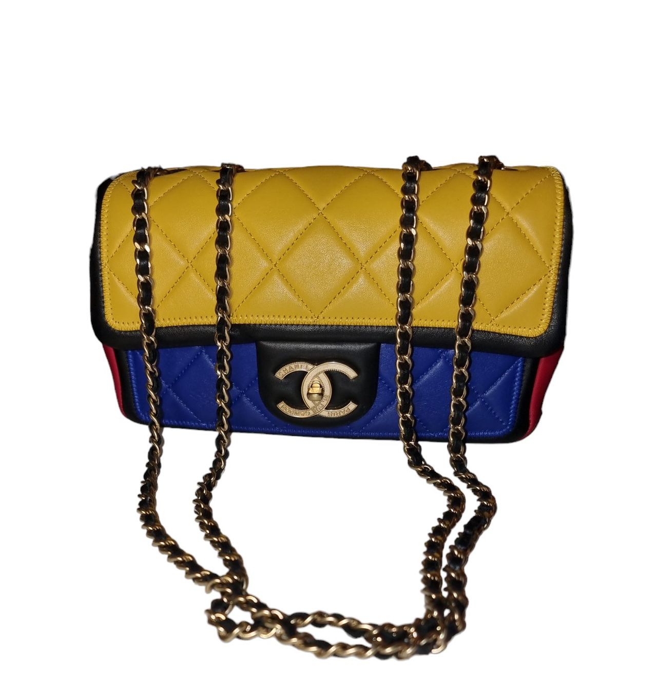 Chanel Taschen für Damen: Chanel Mondrian Colorblock Flap Bag – Gebraucht aus Hildisrieden von Beka23 4