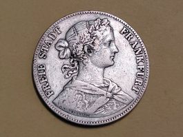 Freie Stadt Frankfurt 1 Vereinsthaler 1860 Silber
