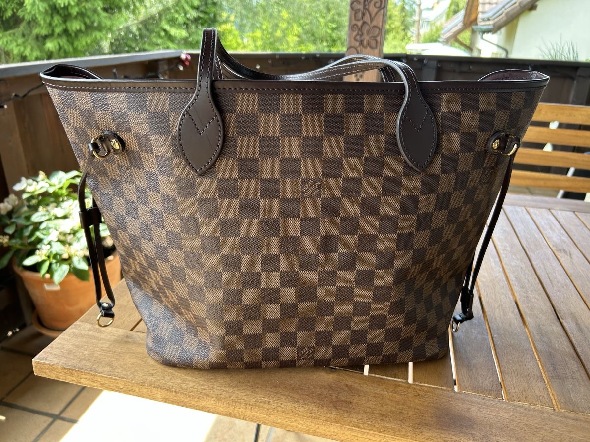 Louis Vuitton Borse da donna: Louis Vuitton Neverfull MM Damier ebene – Usato da Turbenthal venduto da Wafd