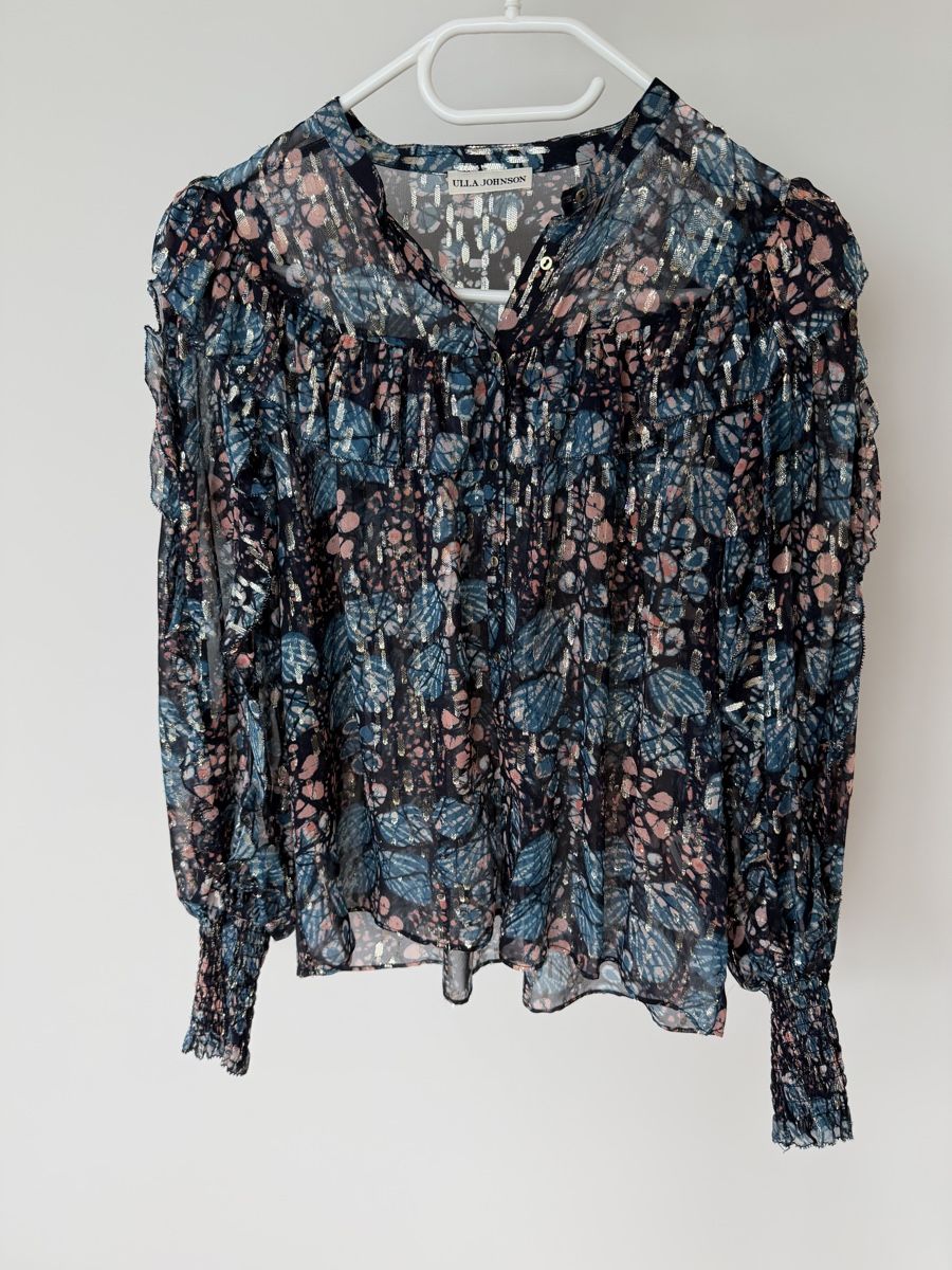 Ulla Johnson Camicette: Ulla Johnson Silk Blouse Size 0 – Nuovo (secondo la descrizione) da Thalwil venduto da kirakirashop 2