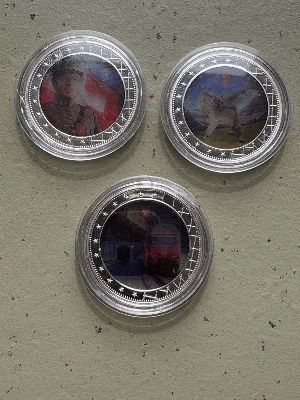 Medaillen: 3x Medailles Schweiz – Gebraucht aus Zürich von mysilvercoin