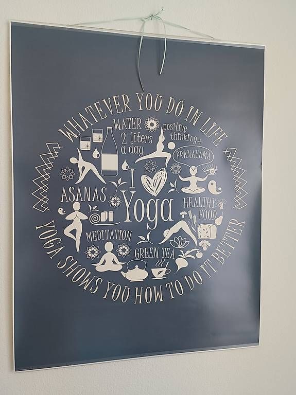 Poster & Bilder: Poster Yoga – Gebraucht aus Buchs AG von mahrm13