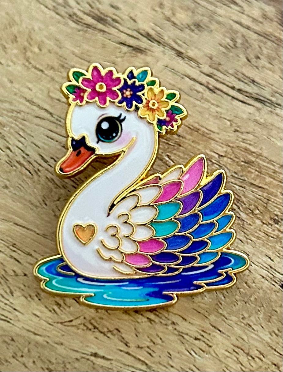 Plaketten & Abzeichen: Pin Schwan – Neu und originalverpackt aus Geneve von vane267