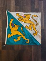 Fahne Kanton Thurgau - Löwenwappen - Schweiz Vintage
