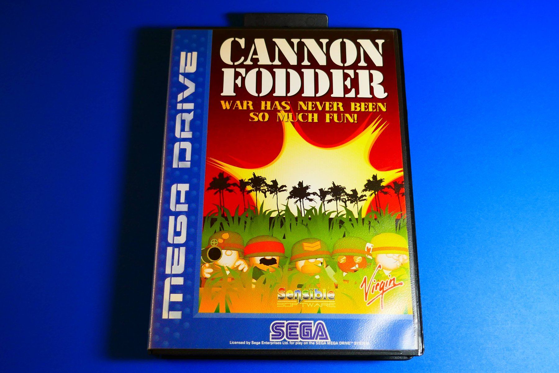 Sega Giochi: Cannon Fodder : War has Never been so much Fun ! Mega Drive – Usato da Vuarrens venduto da Espace-Retro