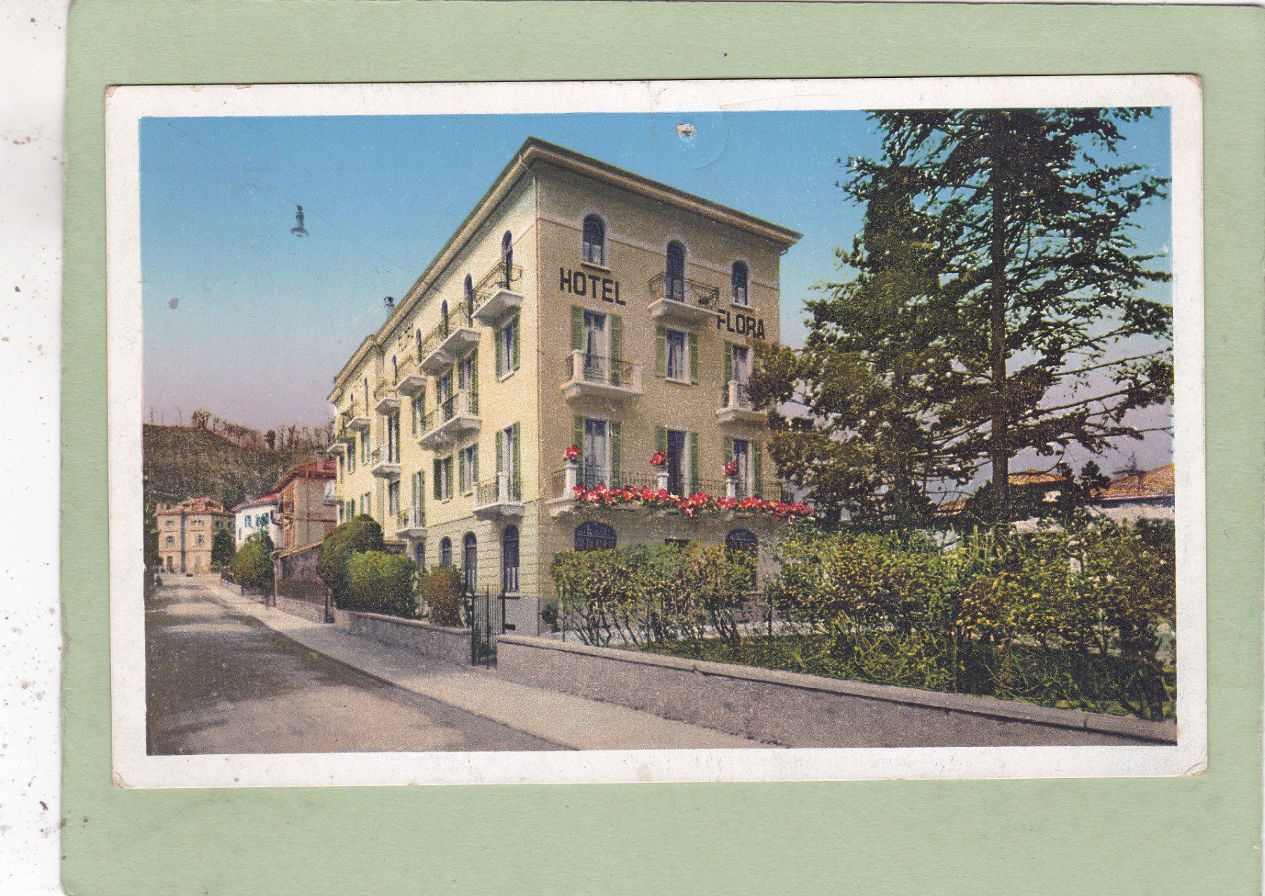 Cartoline postali: Lugano Paradiso Hotel Flora 1933 – Usato da Herisau venduto da Lisegrat2008