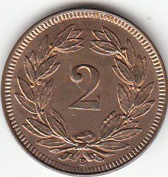 Toutes les monnaies: 2 Rappen 1918 unz/Stgl. – Neuf (Voir description) à Gossau SG par Gallus00 1