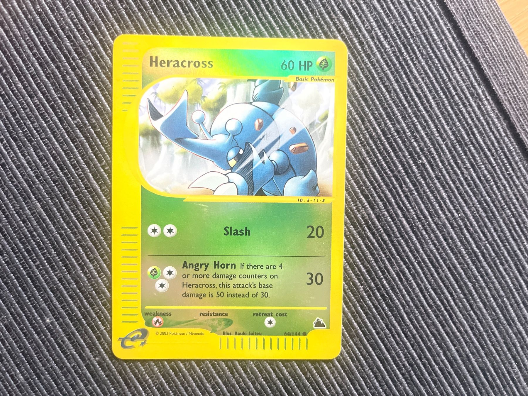 Pokémon Carte collezionabili: Pokemon Heracross Reverse Holo Skyridge – Usato da Wabern venduto da Collectfun