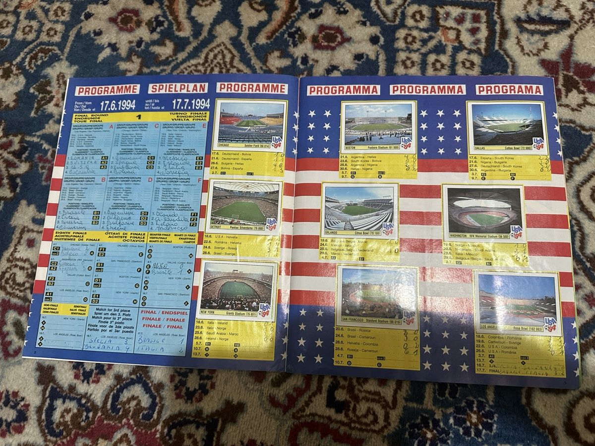 Panini Album: Album Panini USA 94 completo – Usato da Bellinzona venduto da Ti.belli 5