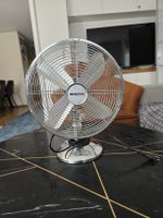 Ventilateur Sonnenkönig chromé, parfait pour l'été. 