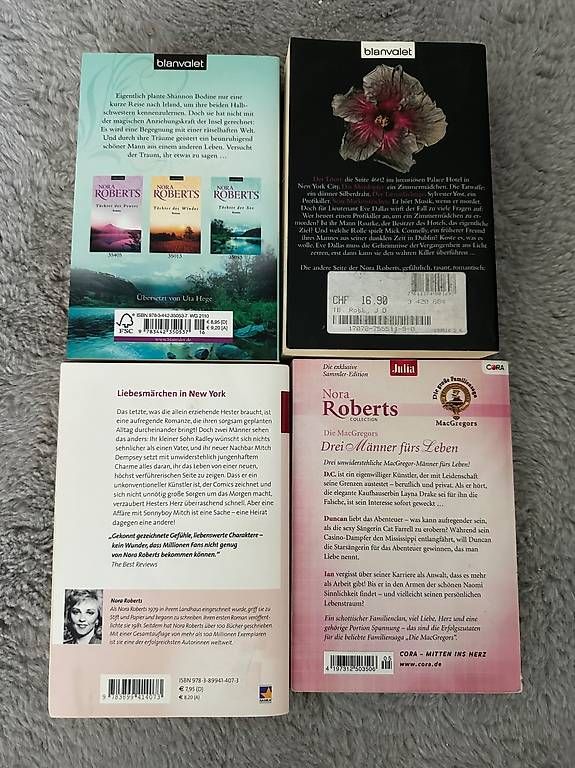 Libri: Vier  Romane von Nora Roberts. – Usato da Safnern venduto da cel_56vx 1