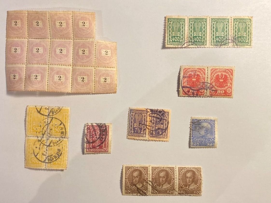 Tutti i francobolli: Briefmarken Oesterreich Kronen – Usato da Oberägeri venduto da Nussbi6
