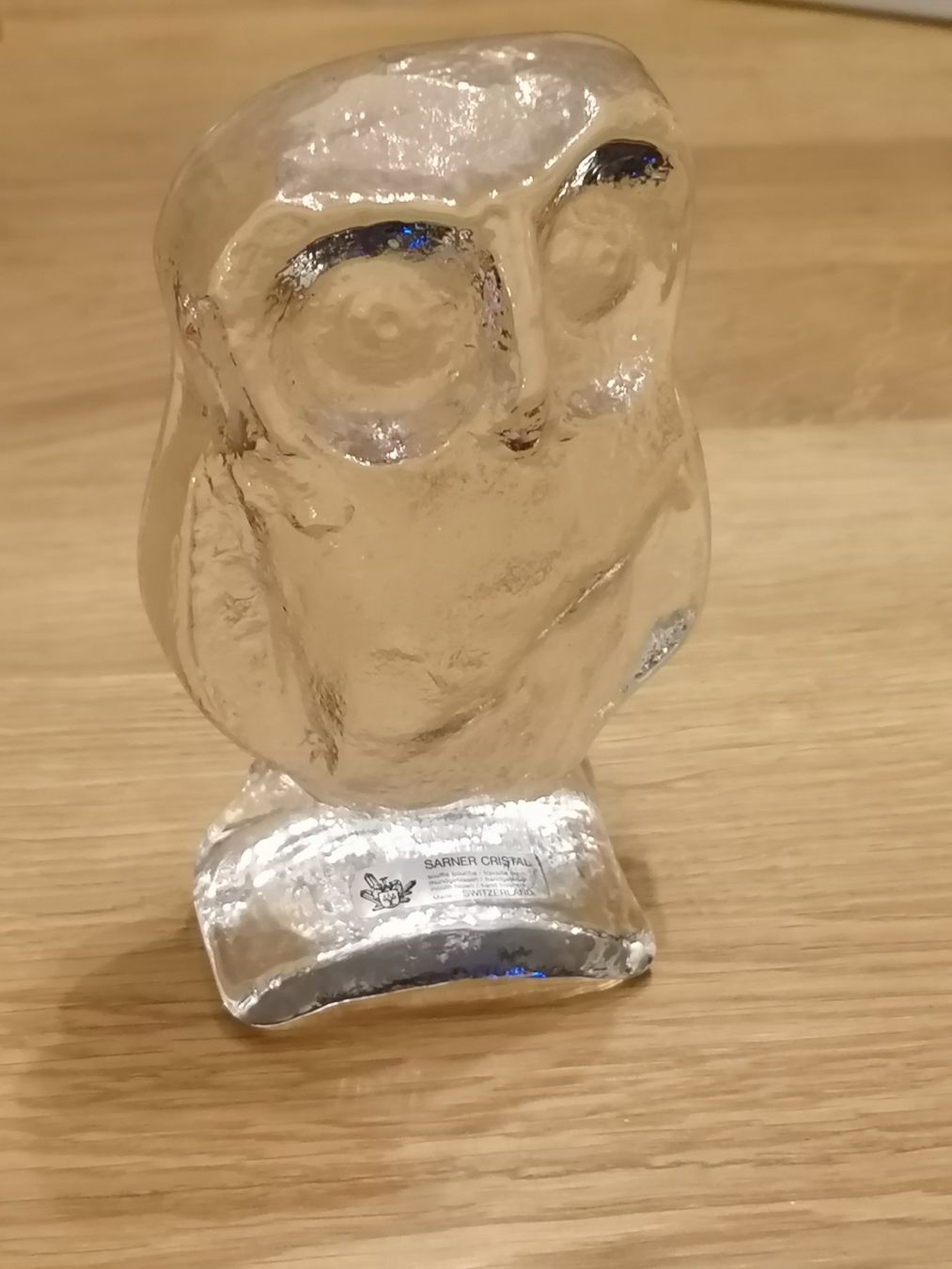 Statuette: Sarner Cristal - Eule Kristal Figur – Usato da Basel venduto da vintagecollector