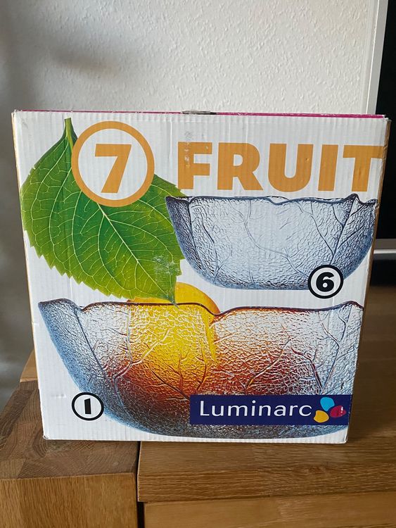 Luminarc Schale Aspen, Kompottschale, 12cm, 510ml, 1 Stück, aus gehärtetem Glas