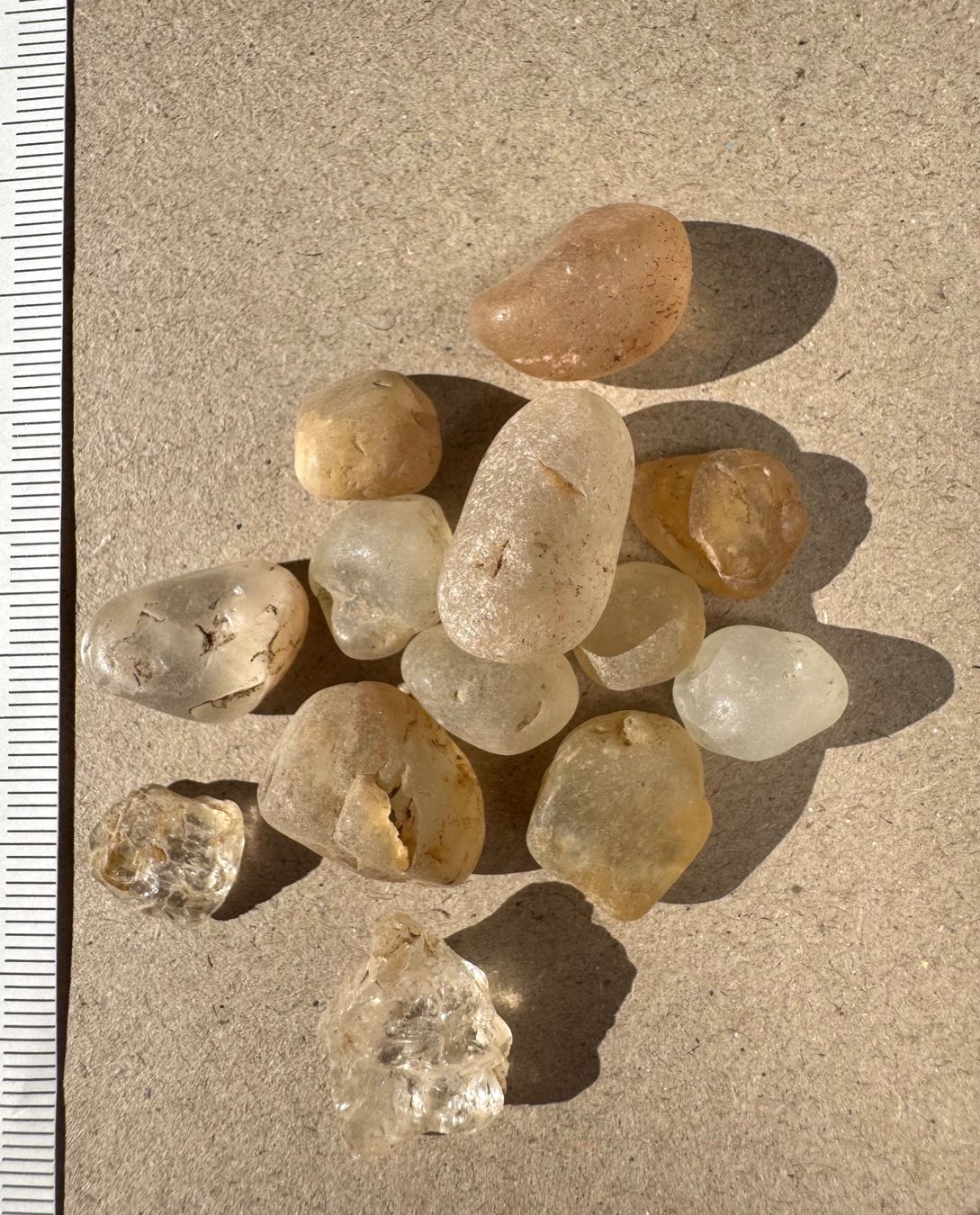Edelsteine: Topas  Topaze aus Namibia unbehandelt nature    Rohstein – Neu und originalverpackt aus Leuggern von gemshow 6