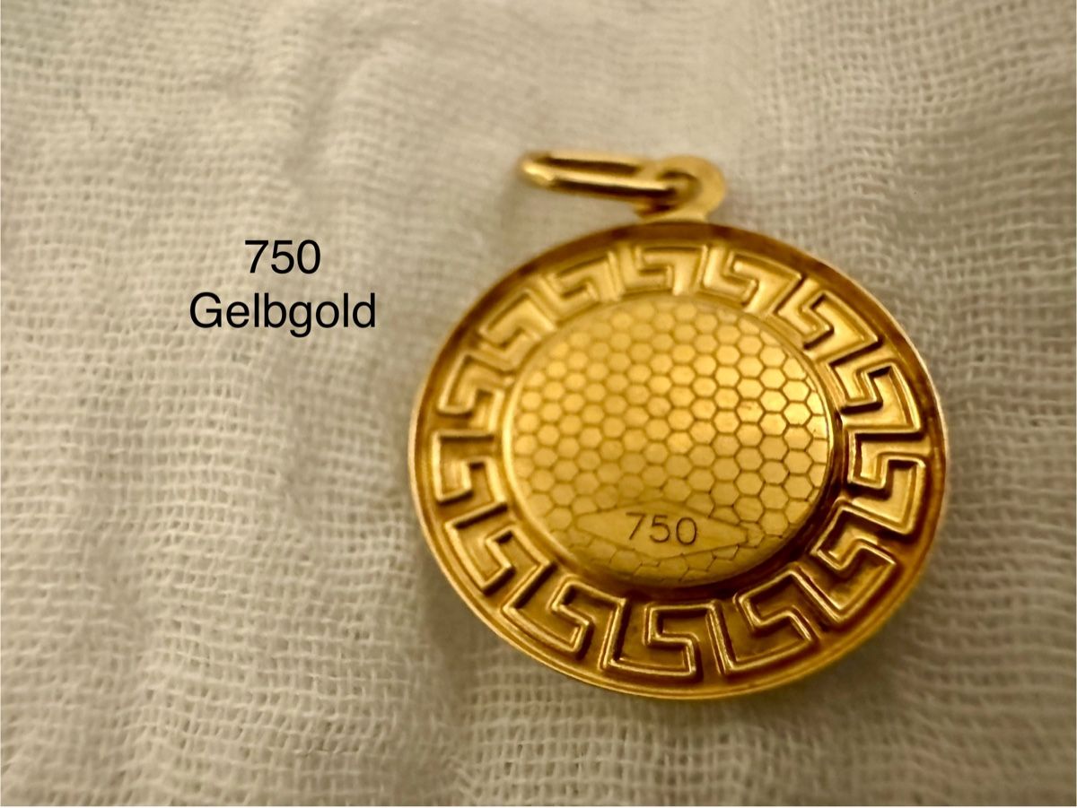 Anhänger: Anhänger Gelbgold 750 – Neu (gemäss Beschreibung) aus Bern von Javero 6