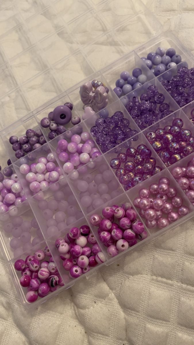 Perles (synthétiques): Violette Perlen  – Neuf avec emballage d'origine à Oberwil par anj_gqq6 3
