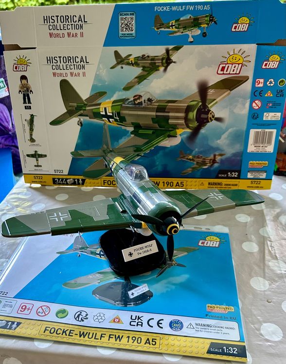 Cobi Jeux de construction: +++ Cobi 5722 Focke-Wulf FW 190 A5 - gebraucht + OVP +++ – D'occasion à Muri b. Bern par weickmann
