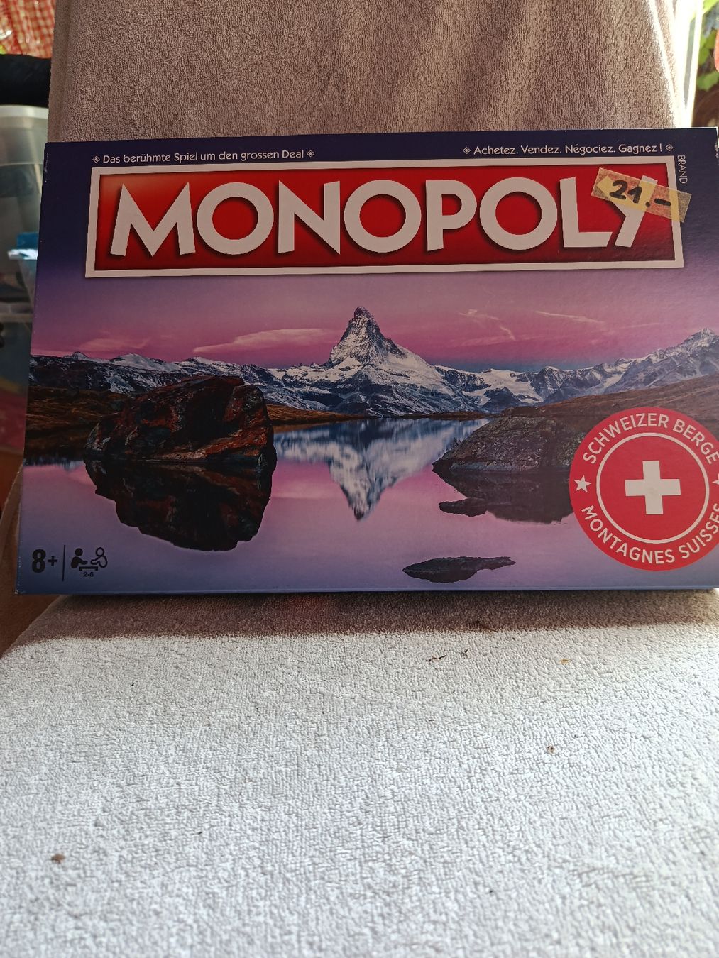 Hasbro Spiele: Monopoly - Schweizer Berge – Neu (gemäss Beschreibung) aus Aarwangen von GiLANi