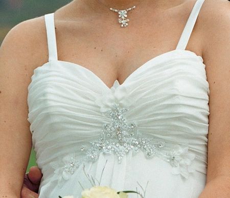 Hochzeitkleid Chez Janine Gr. 42 Umstandskleid