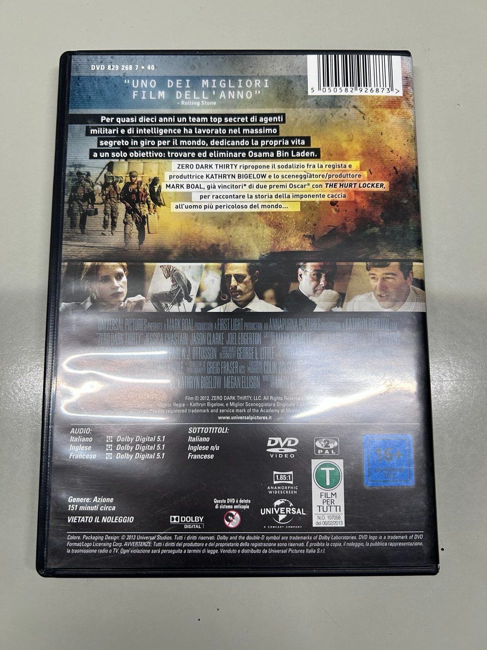 Tutti i DVDs: DVD del film "Zero Dark Thirty" – Usato da Giubiasco venduto da LorisVale 1