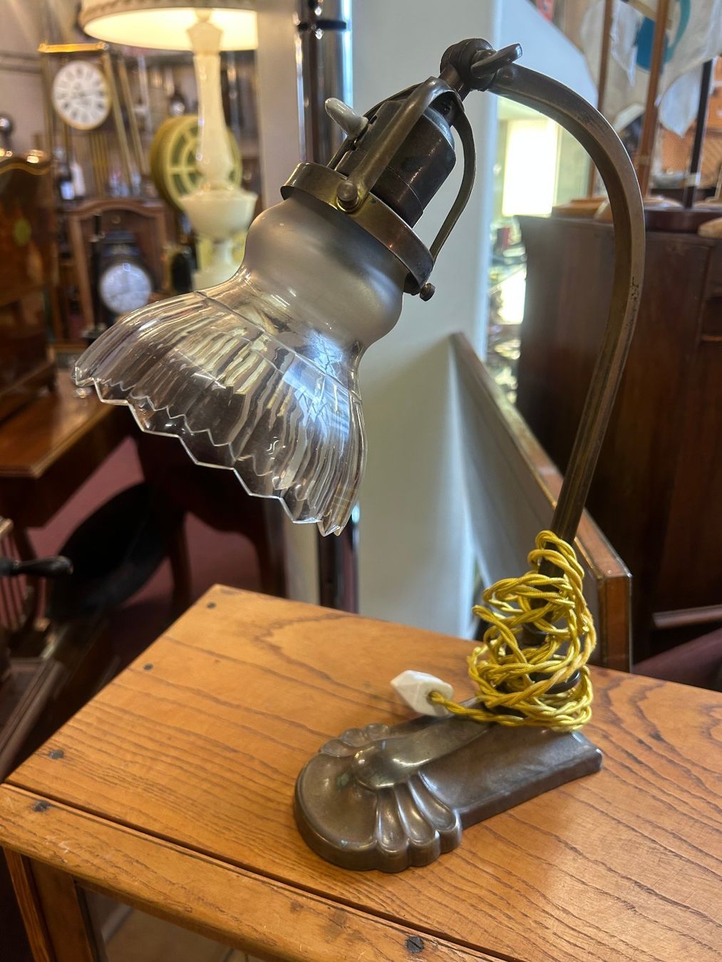Lampade: Antike Jugendstil Tischlampe – Usato da Sugiez venduto da brockicenter