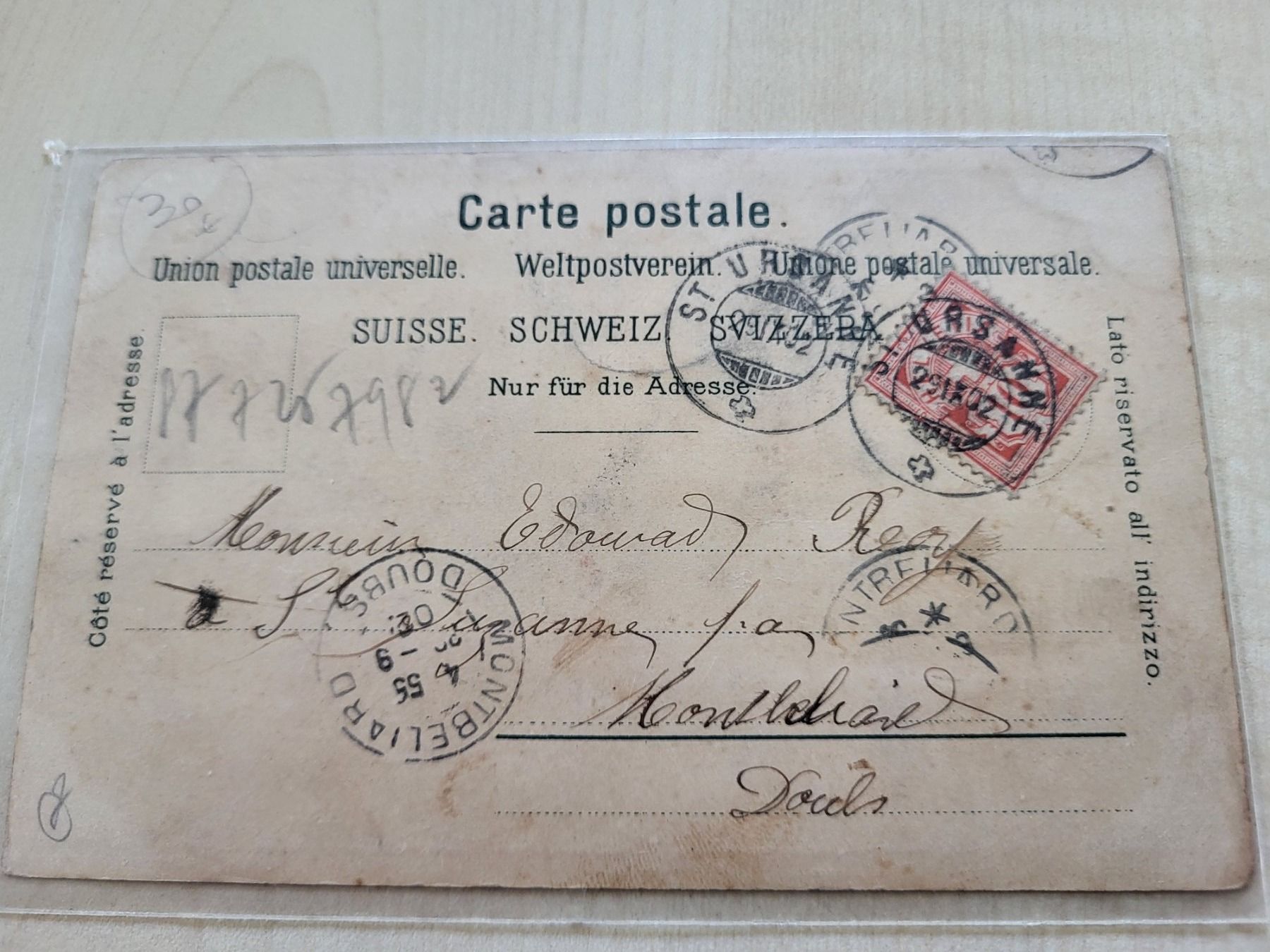 Cartoline postali: Carte postale de St-Ursanne – Usato da St-Ursanne venduto da kmi_6pyk 1