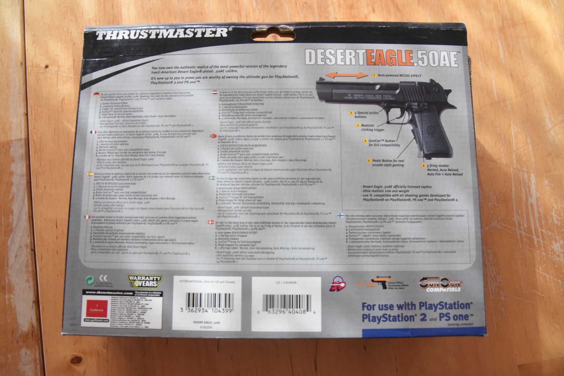 Controller: Thrustmaster Desert Eagle .50AE (PS1/2, CIB) – Gebraucht aus Frenkendorf von gelbeZinnie 1