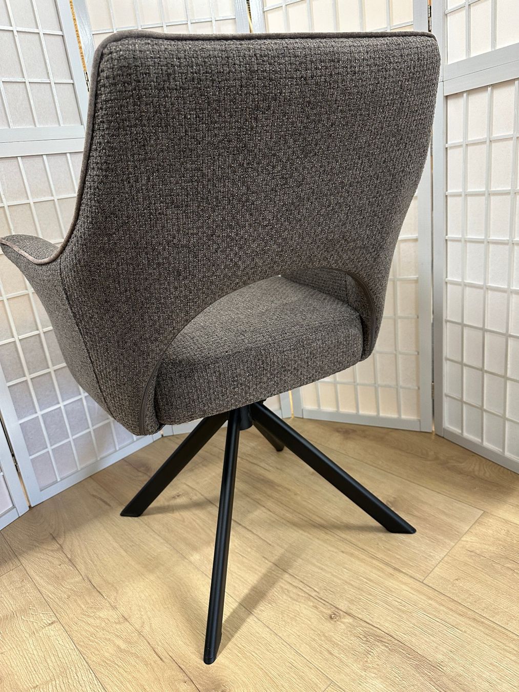 Stühle: 4 Drehsessel WIZARD B Stoff cappuccino Taschenfederkernsitz – Neu (gemäss Beschreibung) aus Unterentfelden von moebelrufli 5
