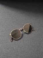Sonnenbrille Polaroid runde Form Goldrahmen gebraucht
