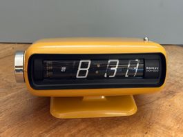 Sankyo Digi-Glo 535L Wecker – 1970er Space Age – Gelb