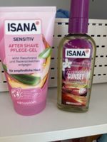 ISANA After Shave Pflege-Gel und Rasieröl Neu