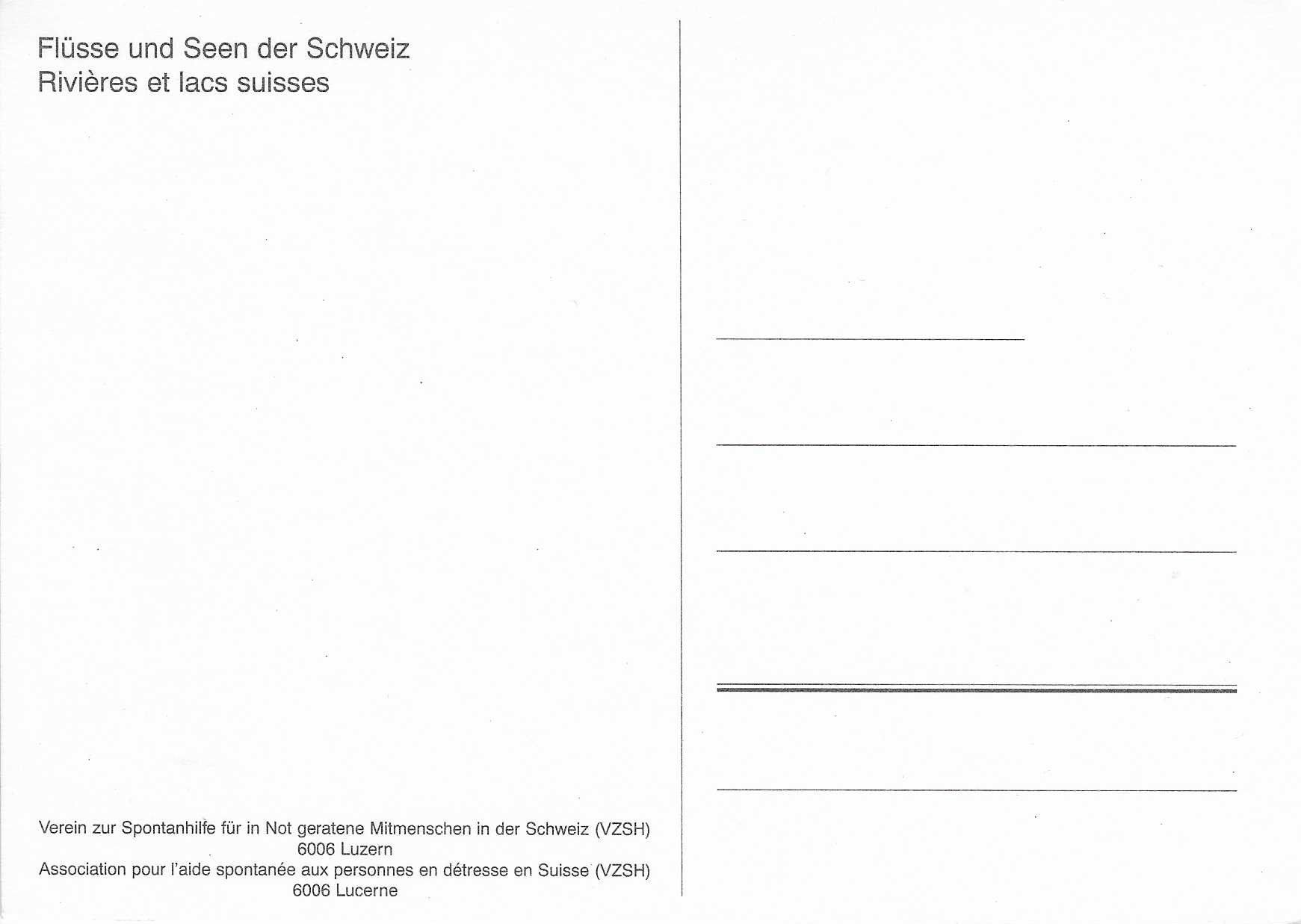 Cartoline postali: Flüsse und Seen der Schweiz – Nuovo (secondo la descrizione) da Rothrist venduto da Stranglehold 1
